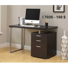 I 7026 Computer Desk-48"L/Cappuccino Left or Right Facing (Online Only)