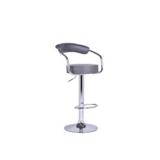ST-7500-G Grey PU Adjustable Bar Stool. SET OF 2 CHAIRS (Online only)