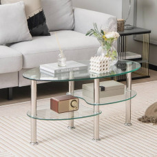 IF-2014 Clear Glass Coffee Table (Online Only ) IF-2014 Clear Glass Coffee Table (Online Only )