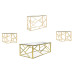 IF-2340-E  End Table With Gold Frame (Online Only )
