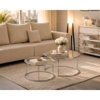 IF-2610 Set of 2 Nesting Coffee Tables. (Online Only)