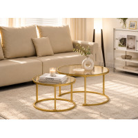 IF-2612 Set of 2 Nesting Coffee Tables (Online Only)