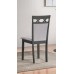 C-1096 Antique Grey Dining chair. SALE JUST SET OF 2 CHAIRS. (Online Only)
