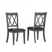 C-1099 PU Upholstered Cushion Seats Dining Chair.SALE JUST SET OF 2 CHAIRS. (Online Only)