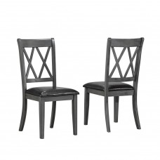 C-1099 PU Upholstered Cushion Seats Dining Chair.SALE JUST SET OF 2 CHAIRS. (Online Only)