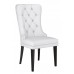 C-1151 White PU Dining Chair with Nail Head Details. SALE JUST SET OF 2 CHAIRS  (Online only)