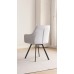 C-1411 Soft Light Grey Velvet Dining Chair. SALE JUST SET OF 2 CHAIRS. (Online only)
