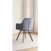 C-1412 Soft Dark Grey Velvet Dining Chair. SALE JUST SET OF 2 CHAIRS. (Online only)