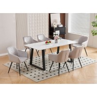 T-1550 Sintered Stone Top Dining Table. (Online Only)