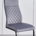 C-1572 Dining Chair Soft Grey Velvet. SALE JUST SET OF 6 CHAIRS. (Online only)