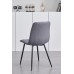 C-1593 Dining Chair Soft Grey Fabric. SALE JUST SET OF 4 CHAIRS. (Online only)