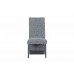 C-1600 Modern Finish Soft Grey Fabric Dining Chair. Sale just set of 2 chairs (Online Only)