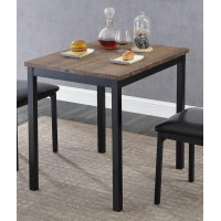 T-1025 Distressed Wood Table Top with Black Legs (Online Only)