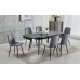 T-1472 Modern Extension Dining Table with Sintered Stone Marble Top  (Online Only)