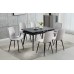 T-1472 Modern Extension Dining Table with Sintered Stone Marble Top  (Online Only)