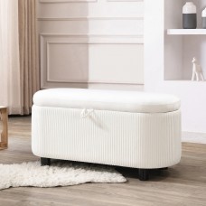 IF-6212 Modern Oval Storage Bench. Online Only