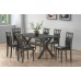 T-1095 Antique Grey Dining Table. (Online Only)
