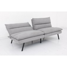 IF-8070 Sofa Bed with Soft Grey Fabric. Convertible Couch for Small Spaces(Online only) IF-8070 Sofa Bed with Soft Grey Fabric. Convertible Couch for Small Spaces(Online only)