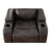 IF-6312-M Recliner Chair. Soft Grey PU.(Online Only)