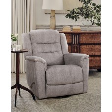 IF-6345 Soft Grey Colour Fabric Recliner Chair. (Online Only)