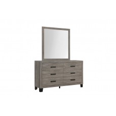 Olivia "Austin" Dresser and Mirror Taupe Colour (Online Only)