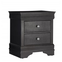 Pompei Grey PU Front Night stand (Online only)