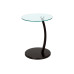 I 3001 Accent Table-Espresso Bentwood with Tempered glass (Online Only) I 3001 Accent Table-Espresso Bentwood with Tempered glass (Online Only)