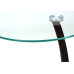 I 3001 Accent Table-Espresso Bentwood with Tempered glass (Online Only) I 3001 Accent Table-Espresso Bentwood with Tempered glass (Online Only)